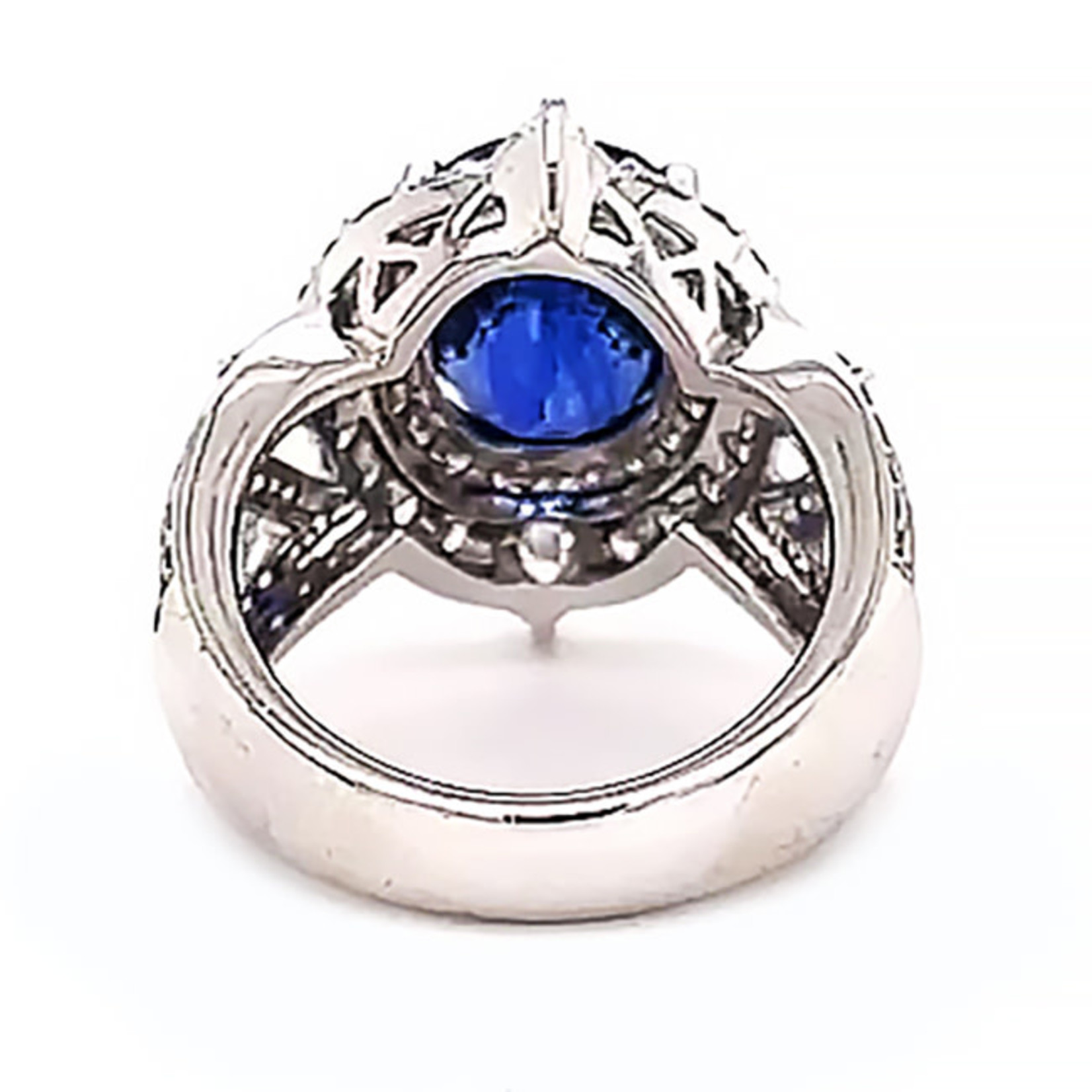 Jewelry By Danuta - Platinum Drawer Sri Lanka Sapphire & Diamond Platinum Ring, Enquire for price