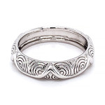 Jewelry By Danuta - Platinum Drawer Men's Wave Style Platinum Ring