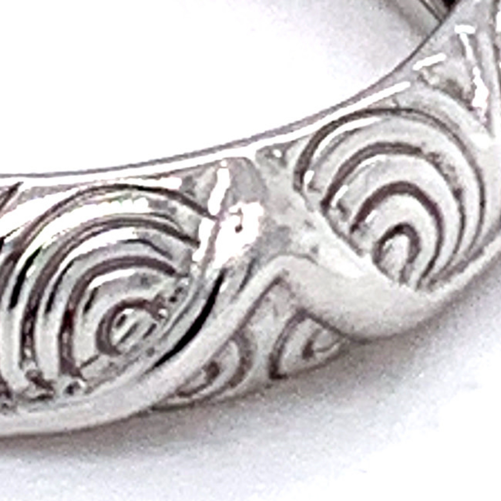 Jewelry By Danuta - Platinum Drawer Men's Wave Style Platinum Ring