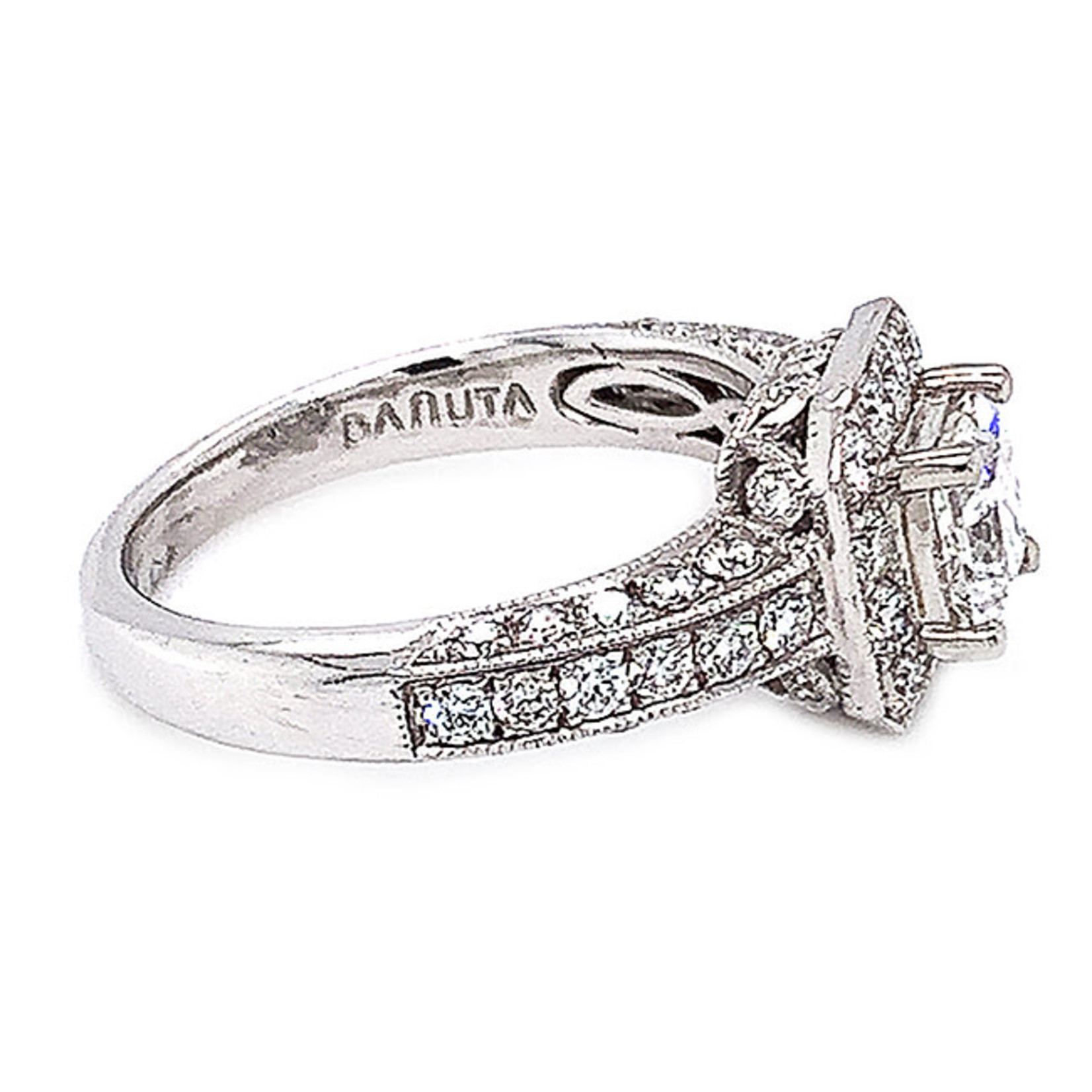 Jewelry By Danuta - Platinum Drawer .71ct EVS  center Princess .88ct SD Diamond Platinum Ring