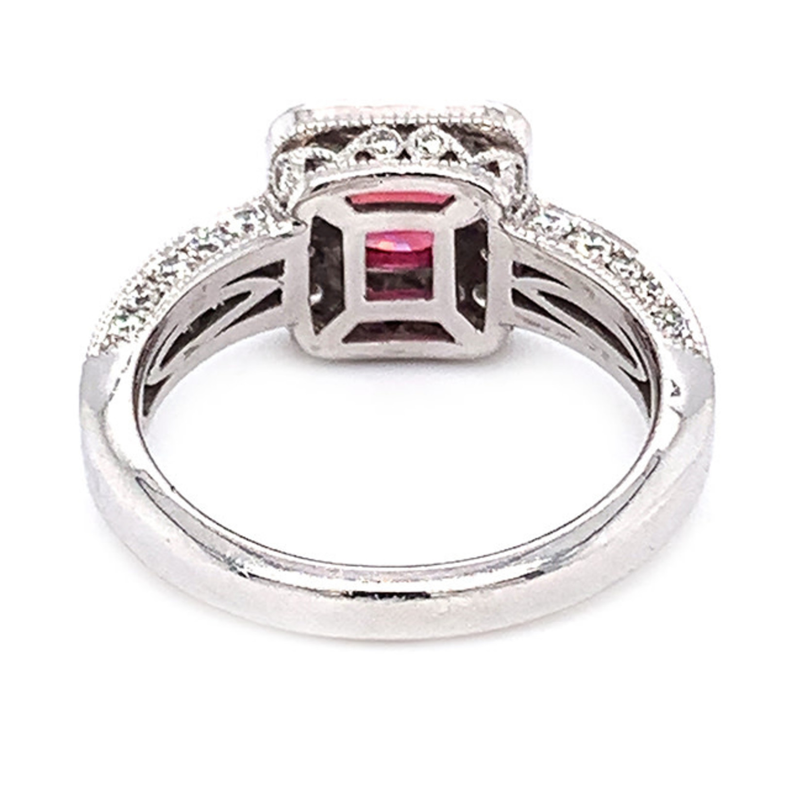Jewelry By Danuta - Platinum Drawer Sapphire & Diamond Platinum Ring