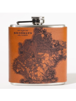 Leather Wrapped Brooklyn Flask