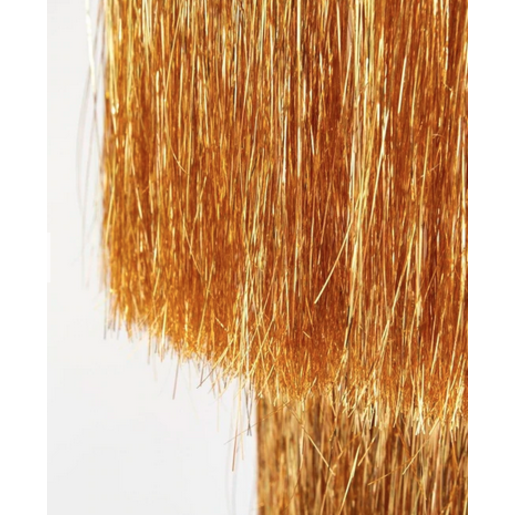 Gold Tinsel Chandelier