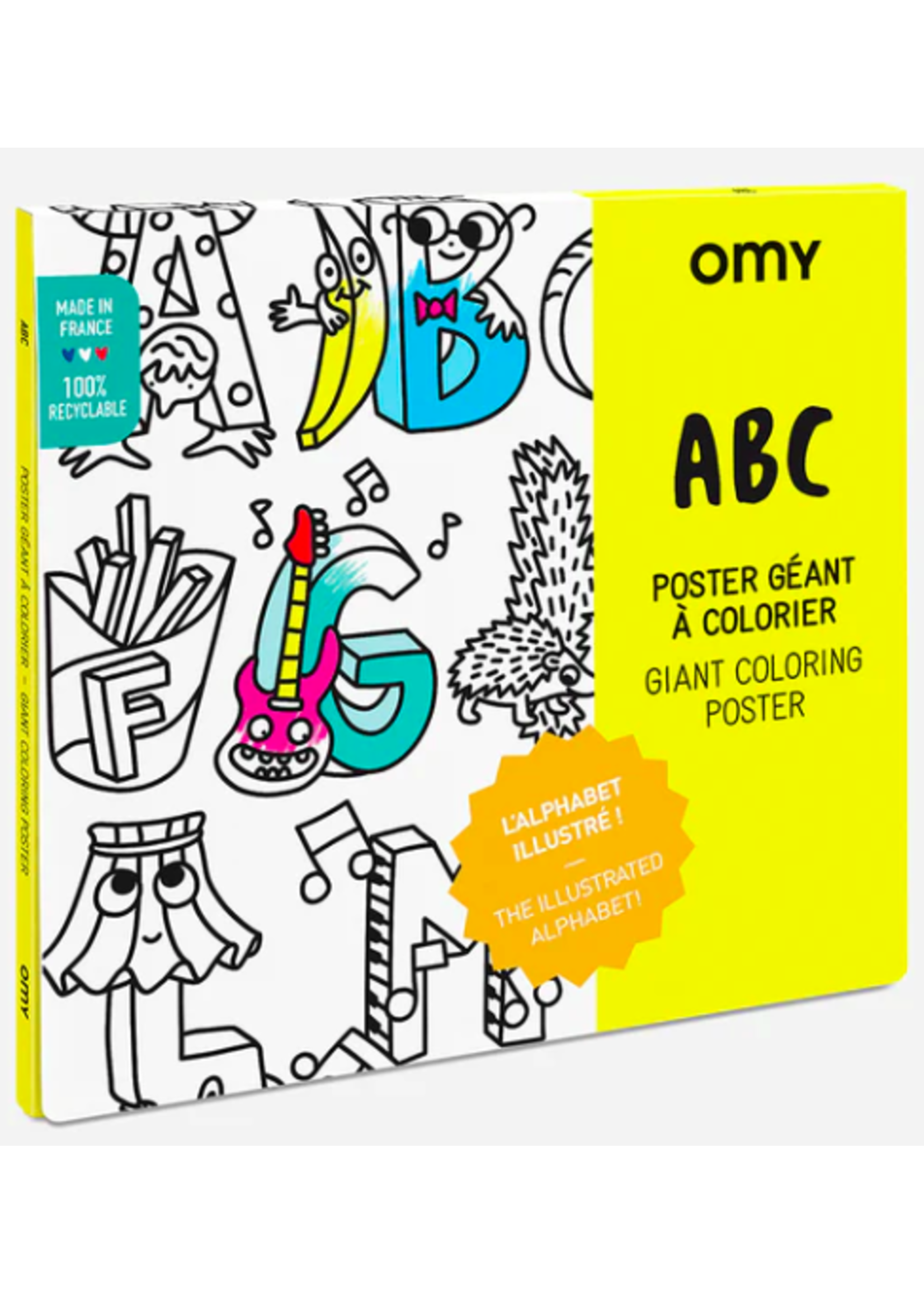 ABC Giant Coloring Poster