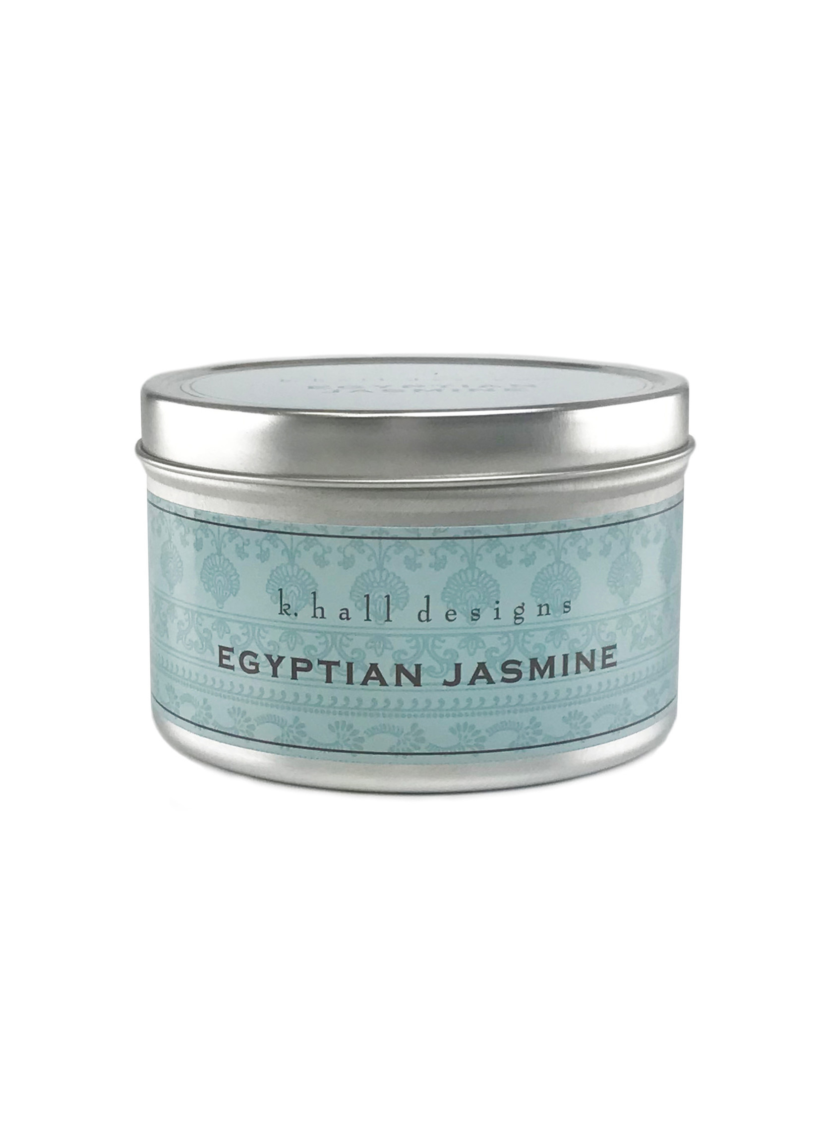 K. Hall Designs Egyptian Jasmine 16 oz. Tin Candle