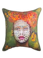 Jo-Liza International Orange Butterfly Pillow with Insert