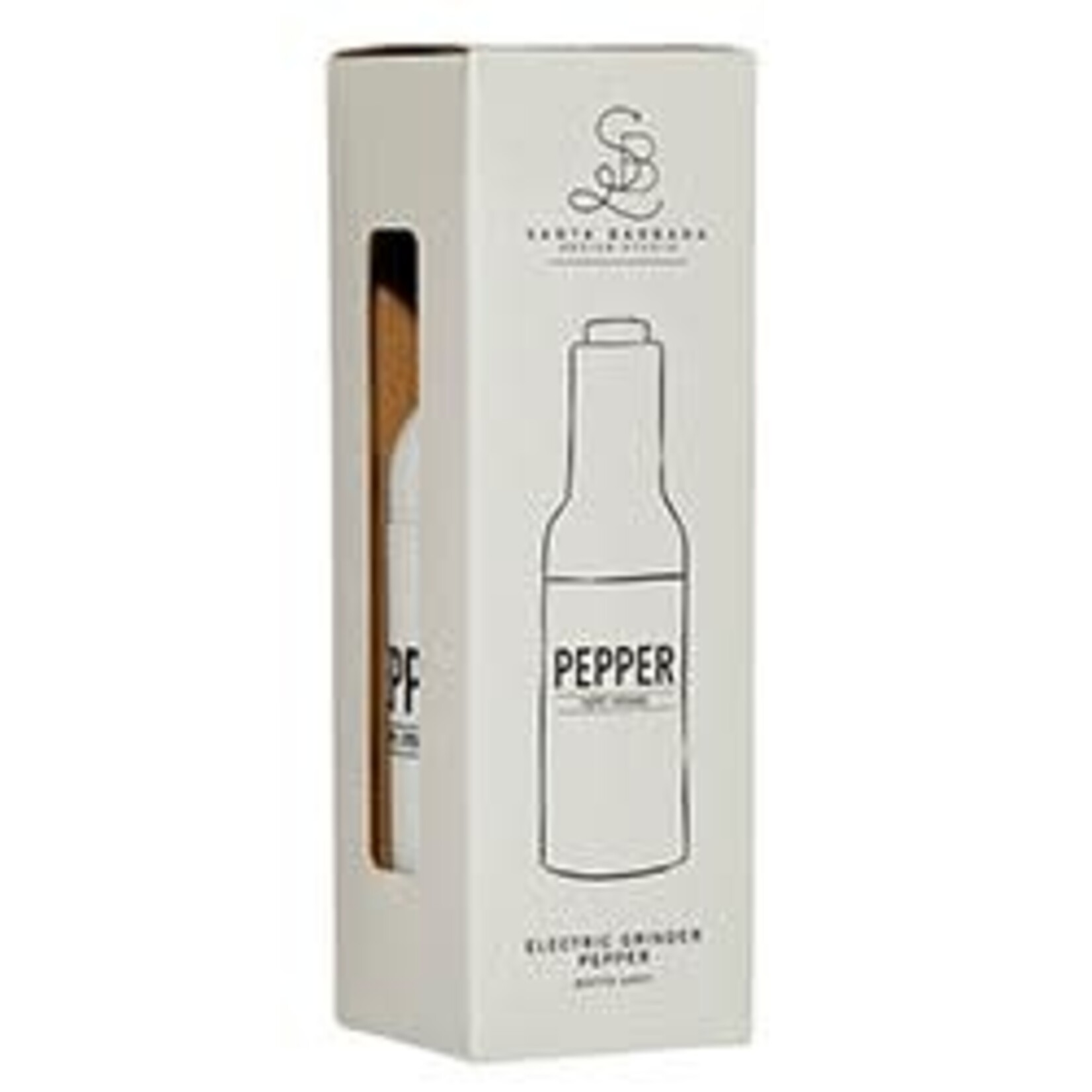 Santa Barbara Electric Pepper Grinder Matte Grey