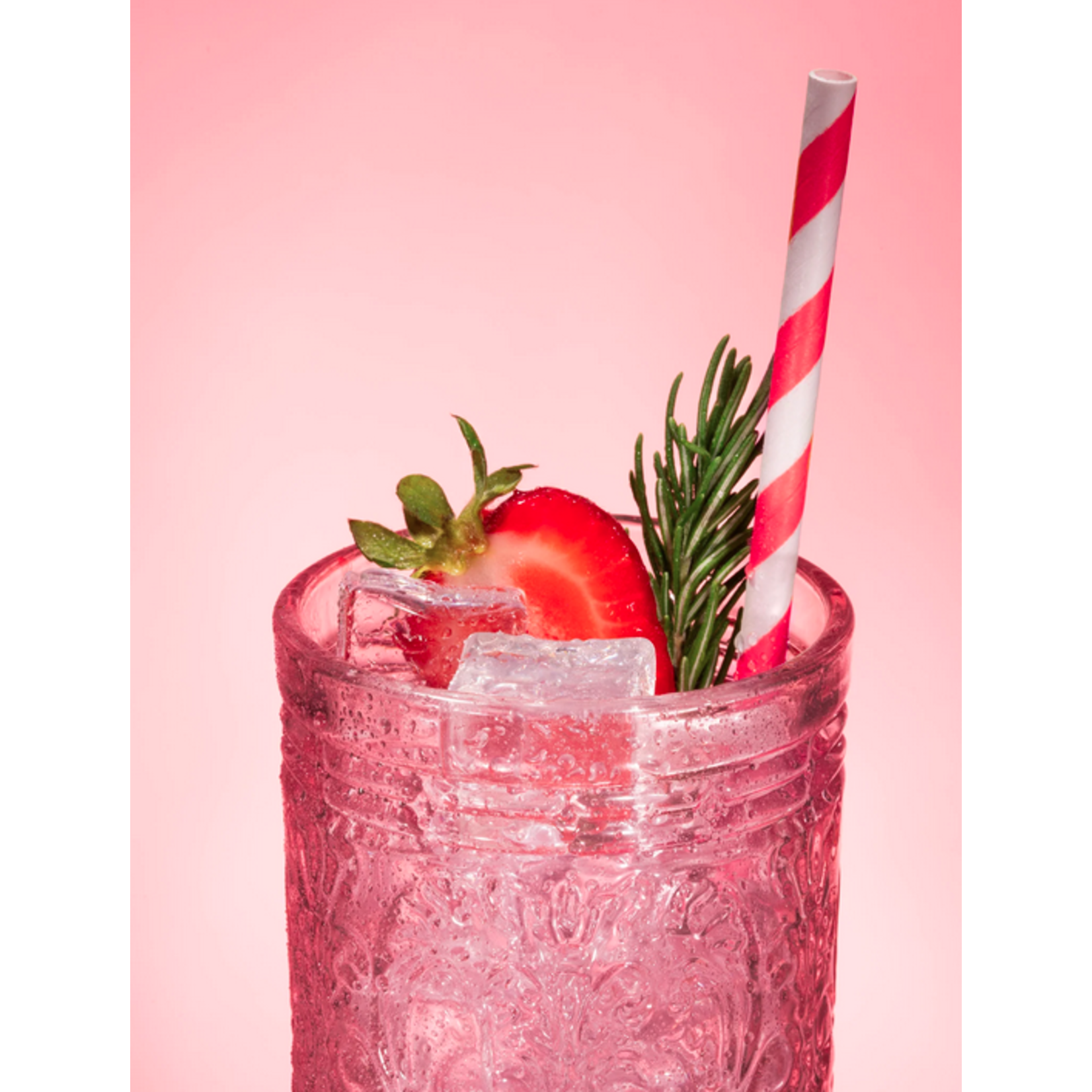 Godinger SET OF 4 Jax Pink Highballs