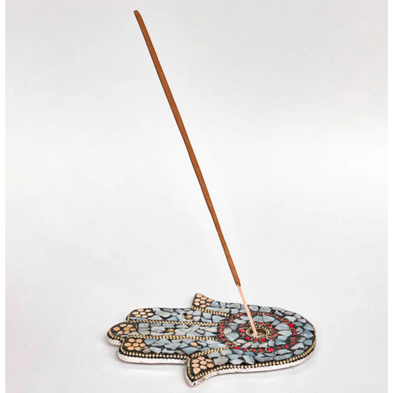 Artschatz Hamsa Hand Incense Holder- Pearl