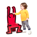 Vilac Kids Keith Haring Chair: Red