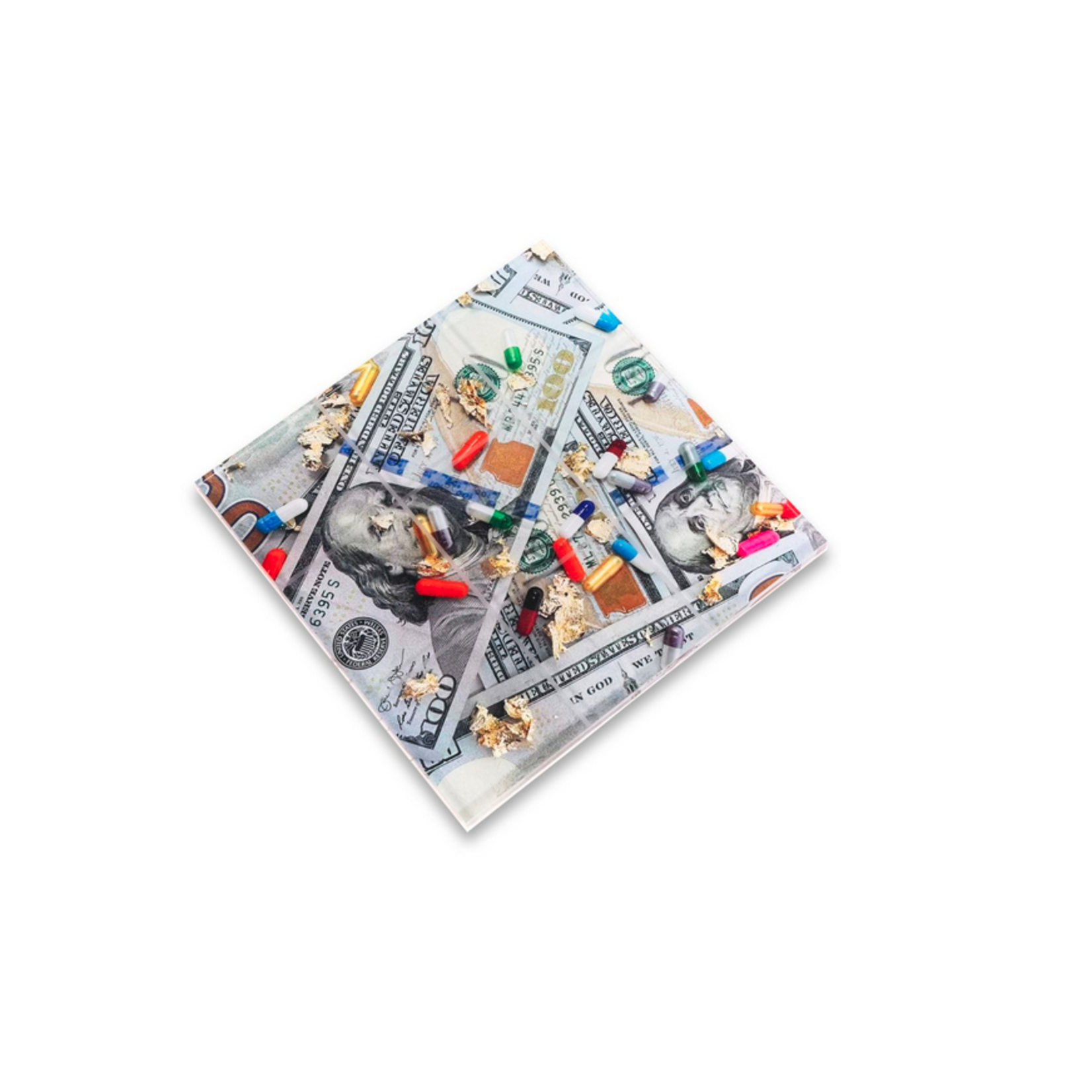 BeyBerk International Acrylic Tic Tac Toe Set- Miami