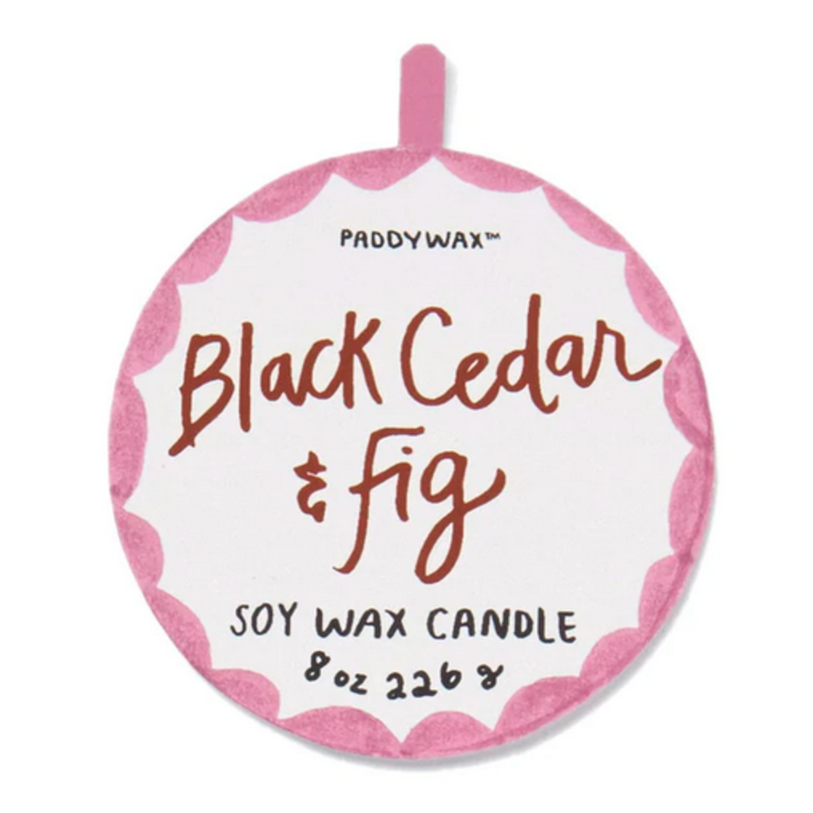 Paddywax A Dopo Ceramic Candle Tiger- Black Cedar & Fig
