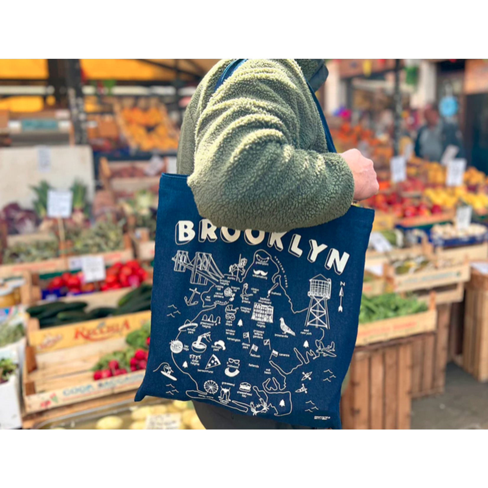 Denim Brooklyn Tote