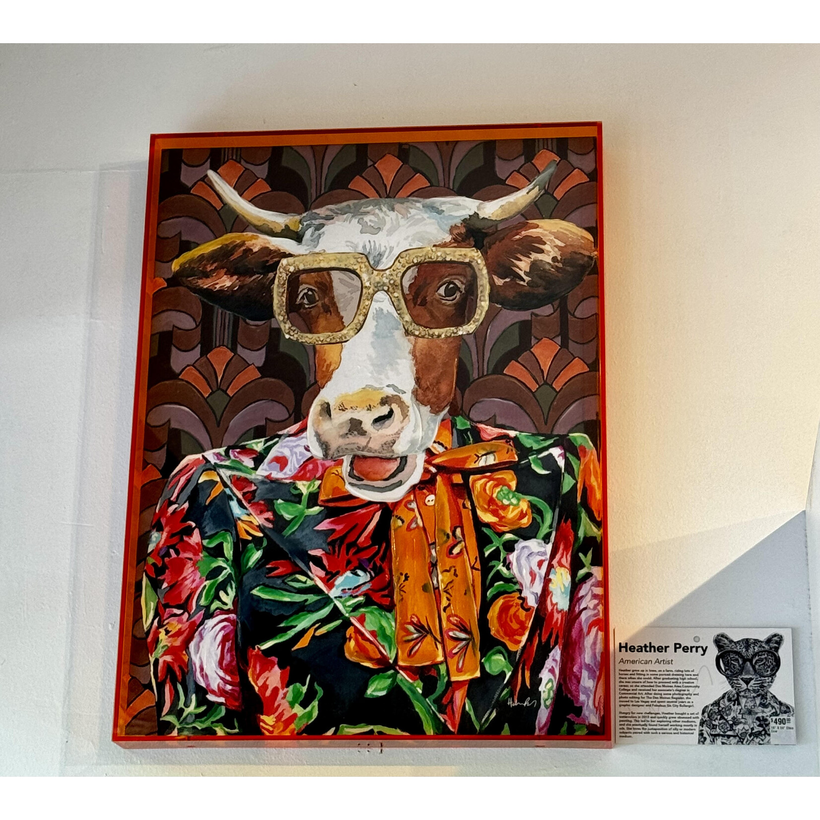 METcolors 18" X 24" Elton Cow