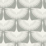 Tempaper Feather Flock Chalk Peel and Stick Wallpaper, 28 sq. ft.