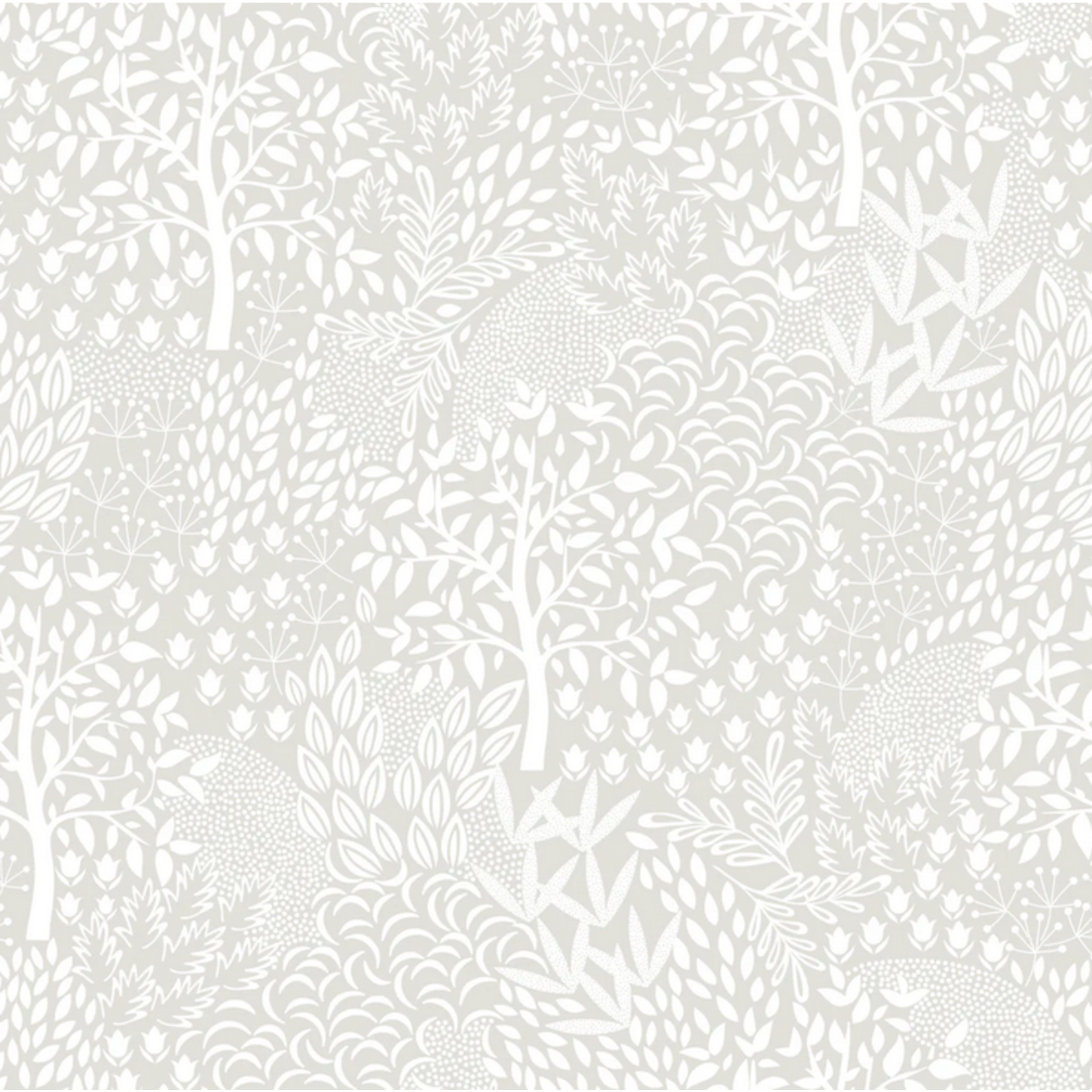 Tempaper Woodland Fantasy White Peel and Stick Wallpaper, 28 sq. ft.
