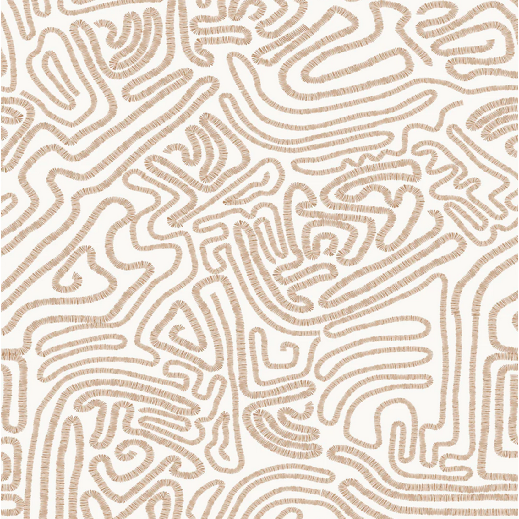 Tempaper Sketch Taupe Peel and Stick Wallpaper, 28 sq. ft.
