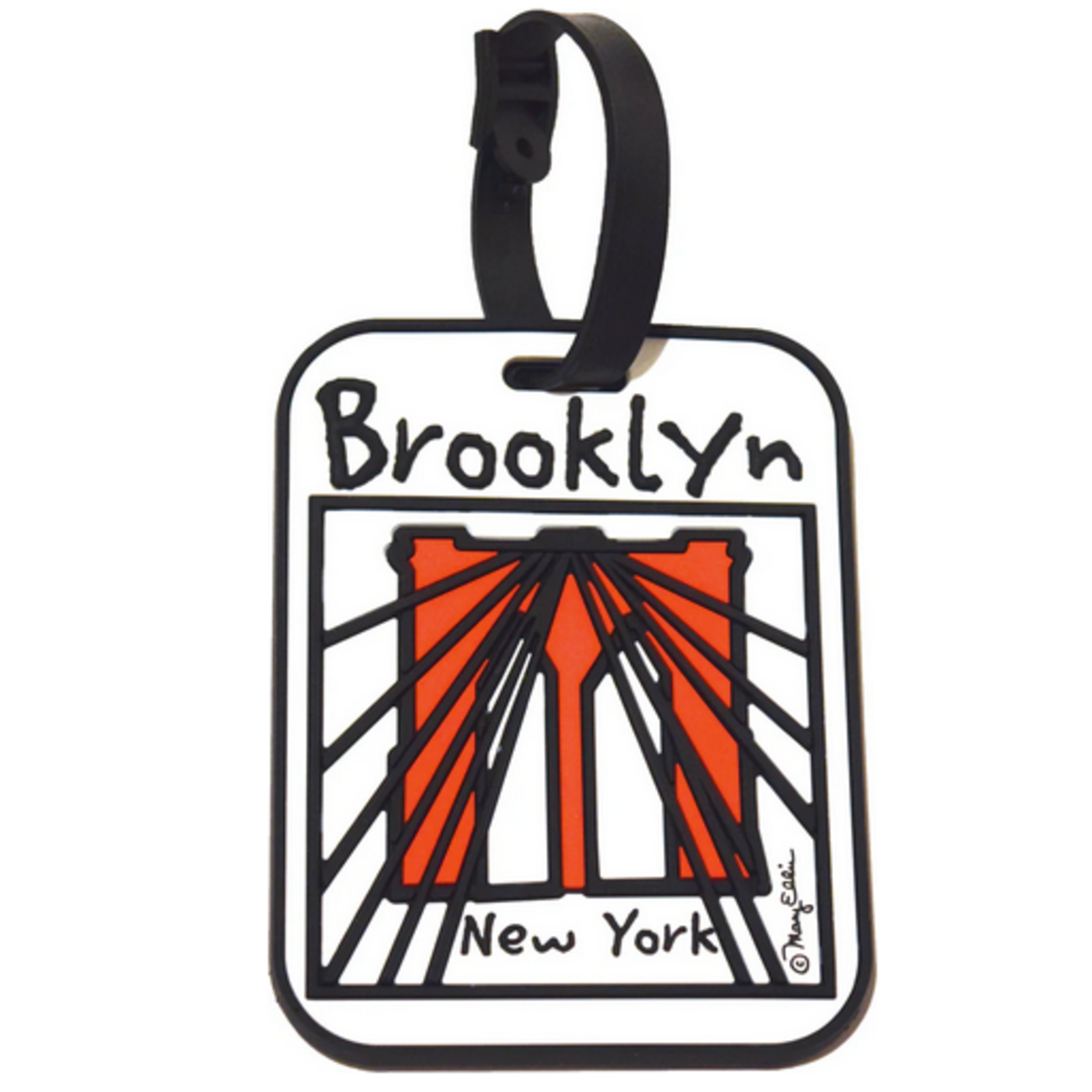 Mary Ellis Brooklyn Bridge Luggage Tag