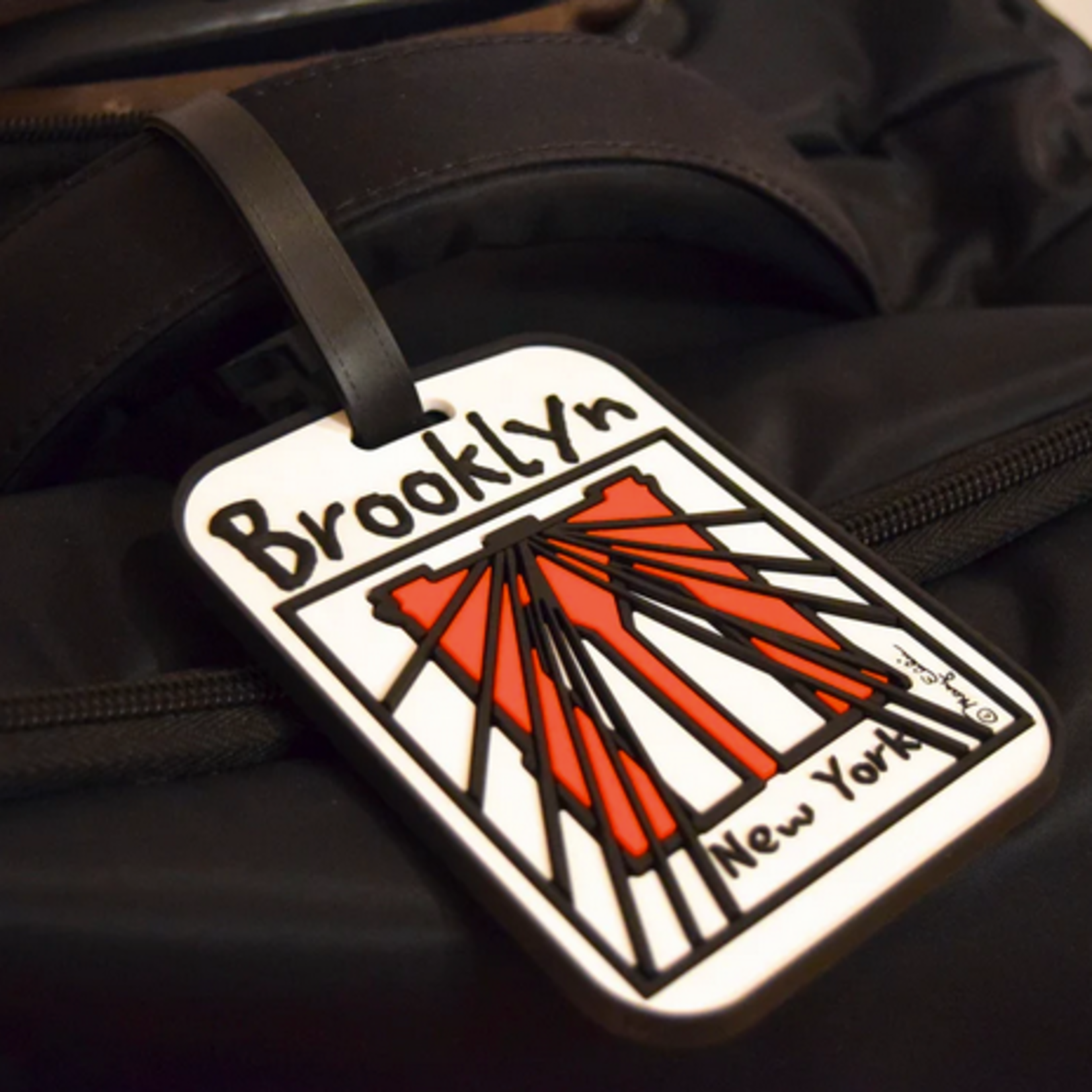 Mary Ellis Brooklyn Bridge Luggage Tag