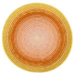 All Across Africa Curiosity Wall Plate- 21" Dayglow