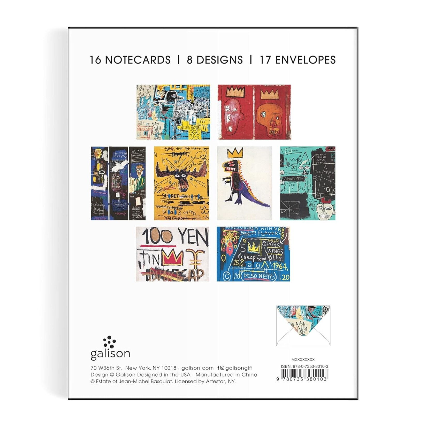 Chronicle Books Basquiat Boxed Notecards