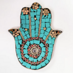 Artschatz Hamsa Hand Incense Holder- Turquoise