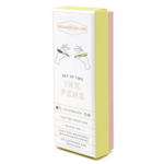 Designworks Off White + Taupe Colorblock Pen Set