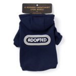 Chronicle Books Adopted Dog Hoodie- Medium