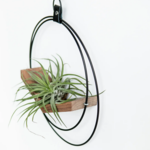 Braid and Wood V Hanger Dark and Stormy