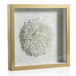 Gold Framed Crystal Flower Frame
