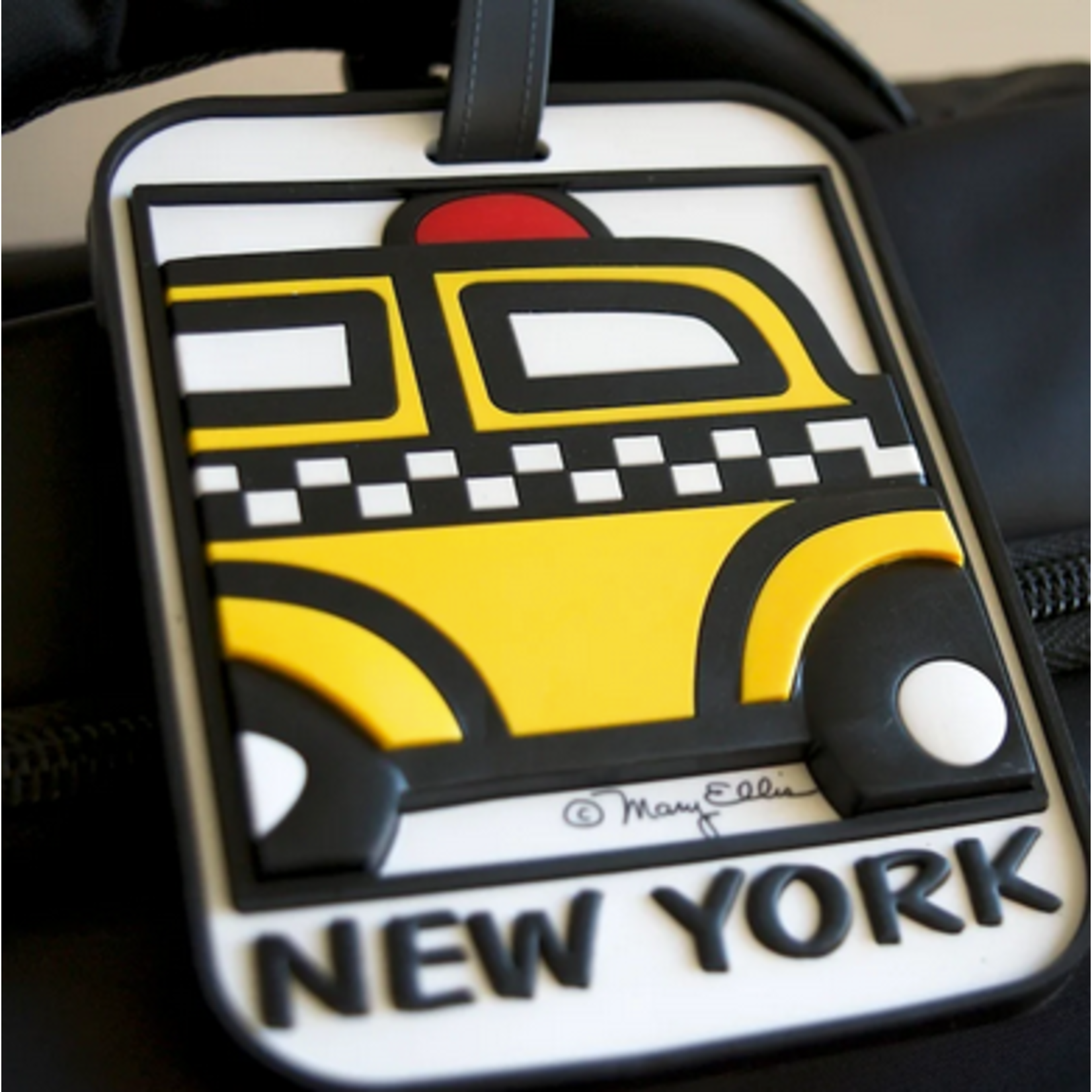 Mary Ellis New York Taxi Luggage Tag