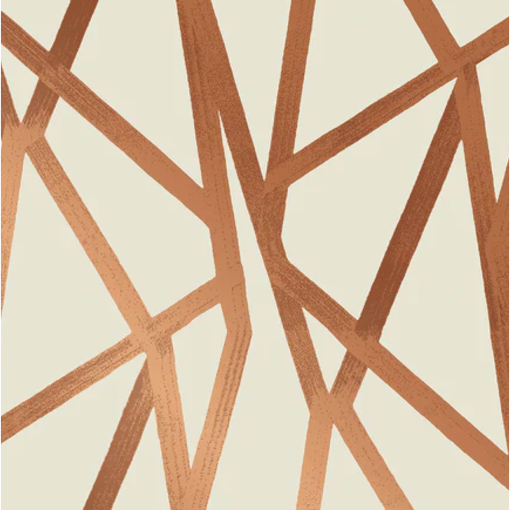 Tempaper Intersections Bronze Peel and Stick Wallpaper, 56 sq. ft.