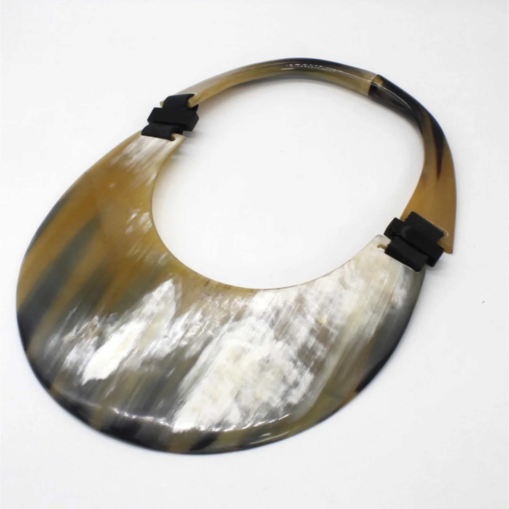 Natural Beauties Oversized Horn Collar Neckalace