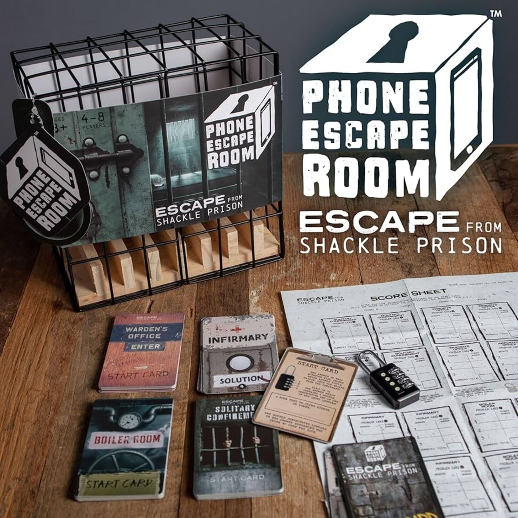 Boxer Gifts Phone Escape Room Escape Shackle Prison