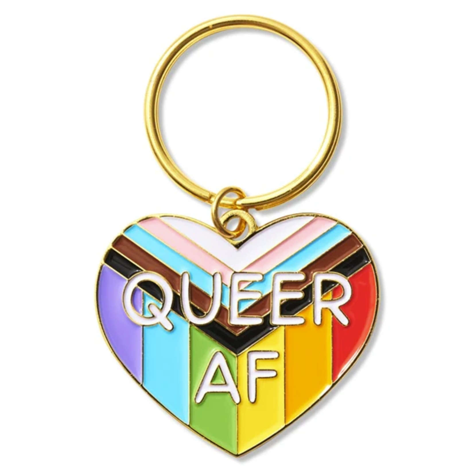 Queer AF Keychain