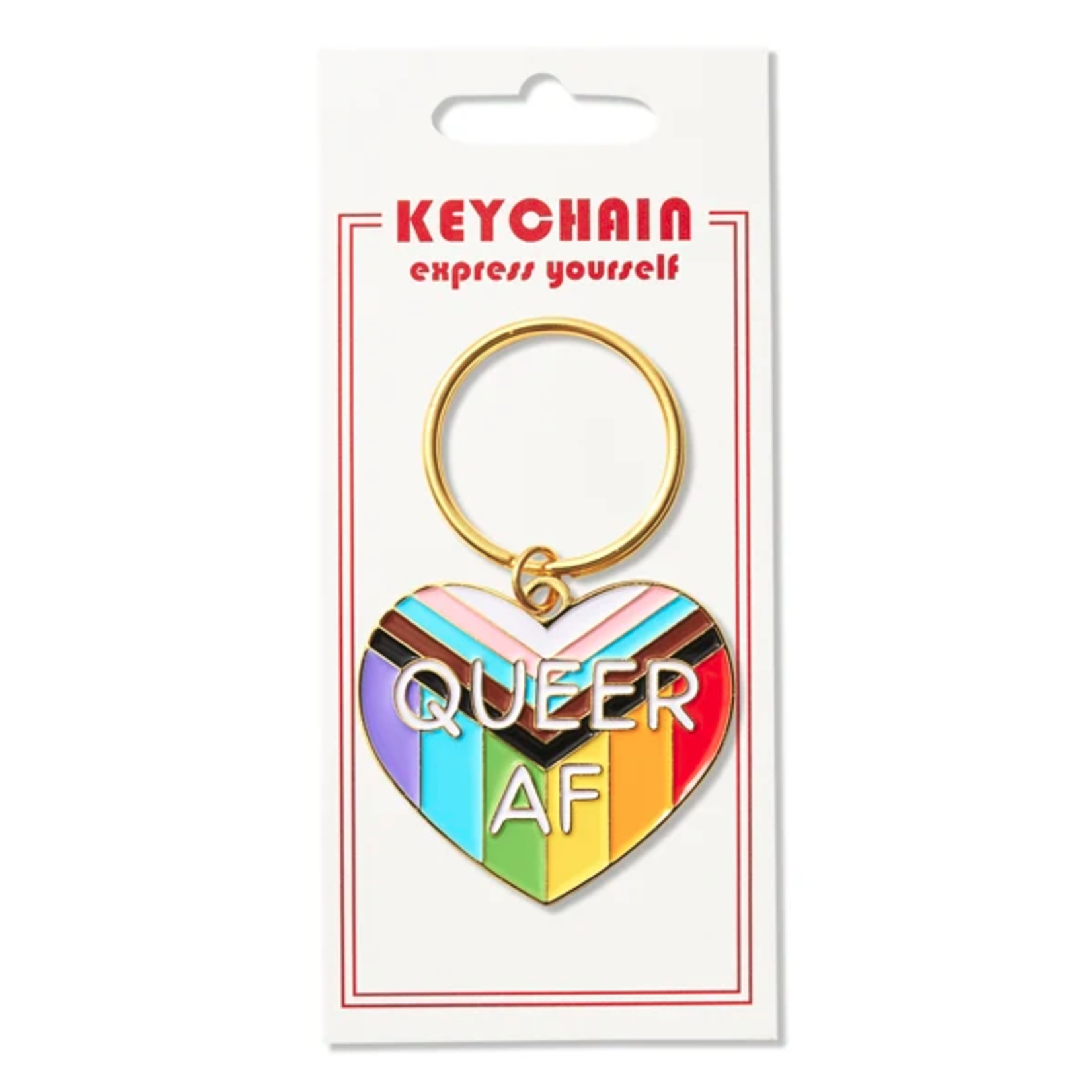Queer AF Keychain