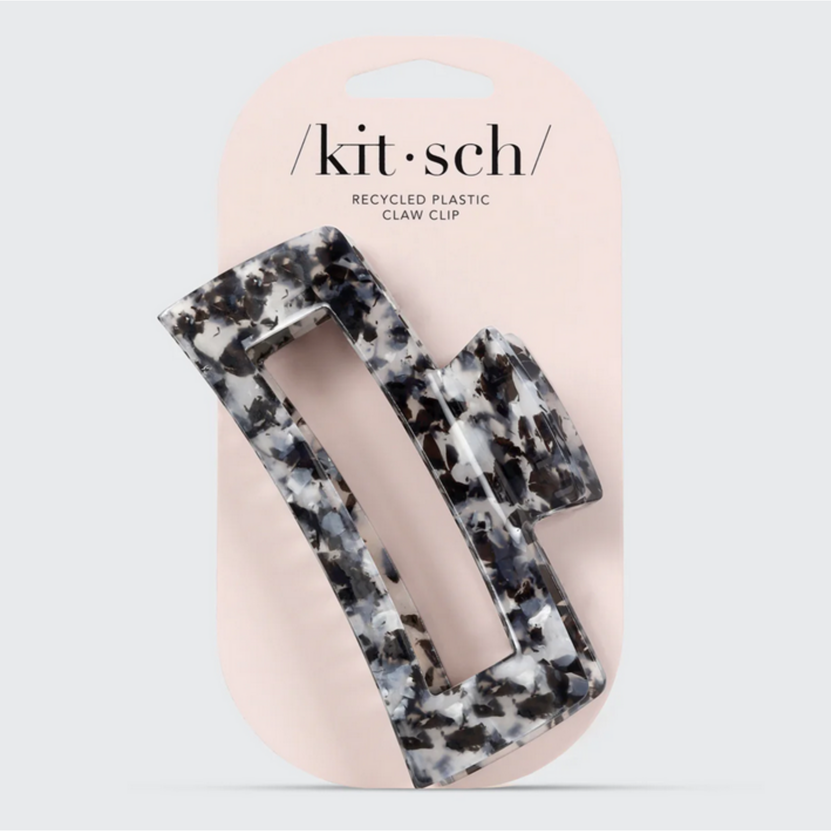 KITSCH Eco- Friendly Jumbo Open Claw Clip- Black