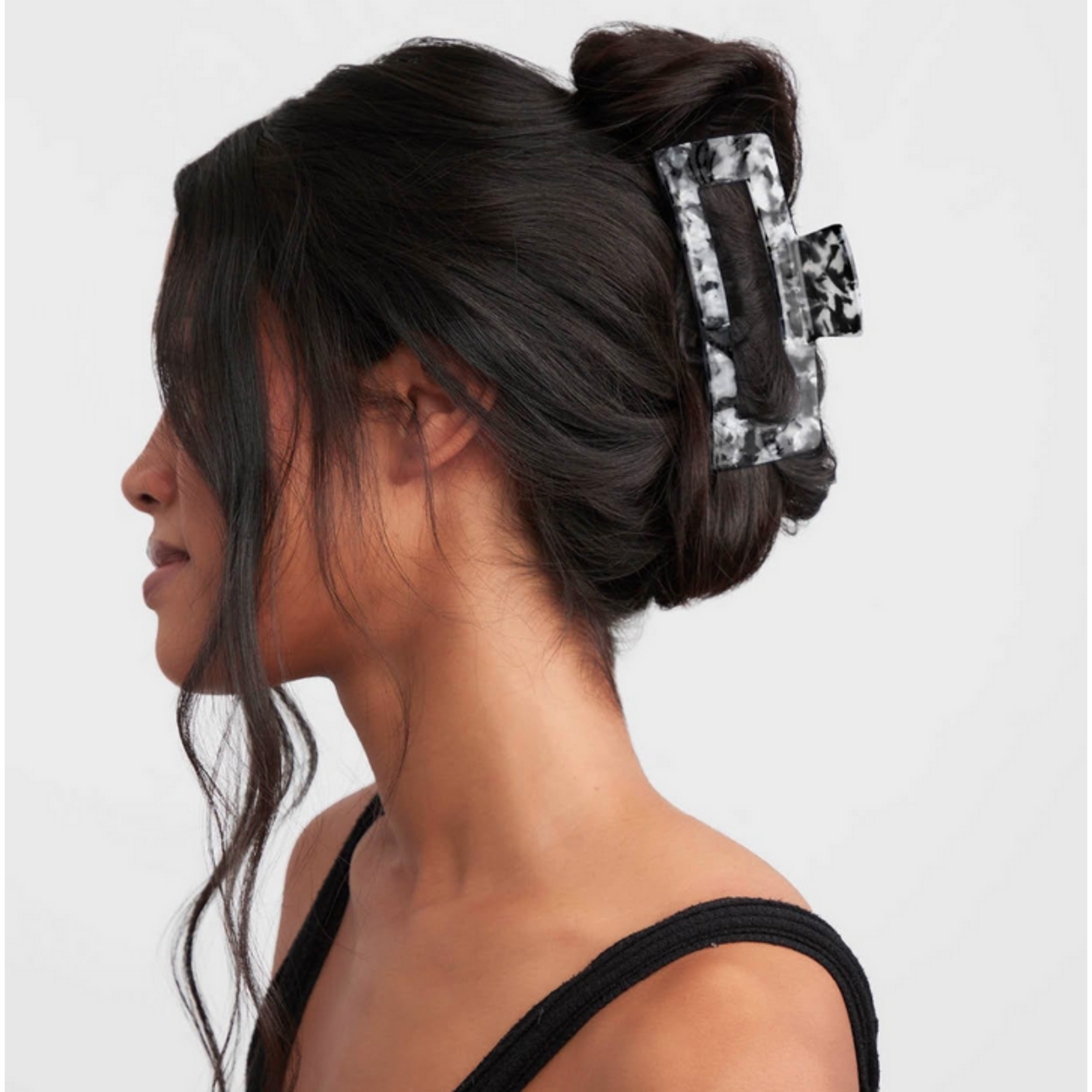 KITSCH Eco- Friendly Jumbo Open Claw Clip- Black