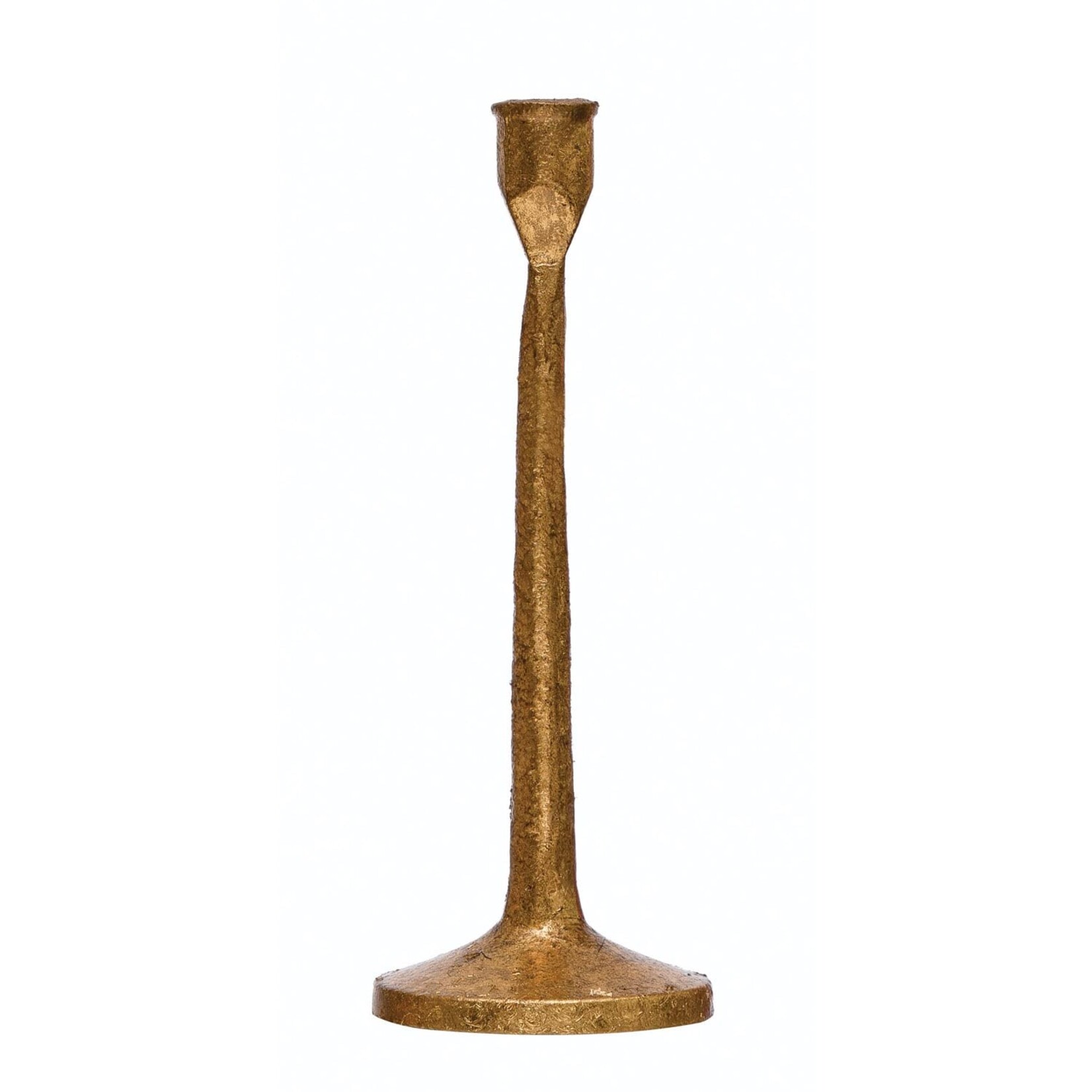 Creative Co-Op Metal Taper Holder- Gold Finish