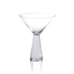Livogno Martini Glass on Hammered Stem