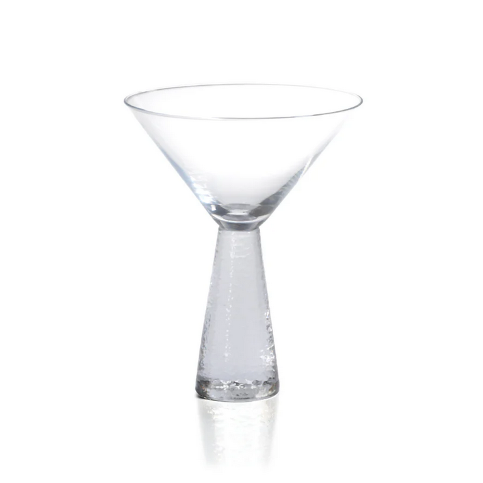 Livogno Martini Glass on Hammered Stem