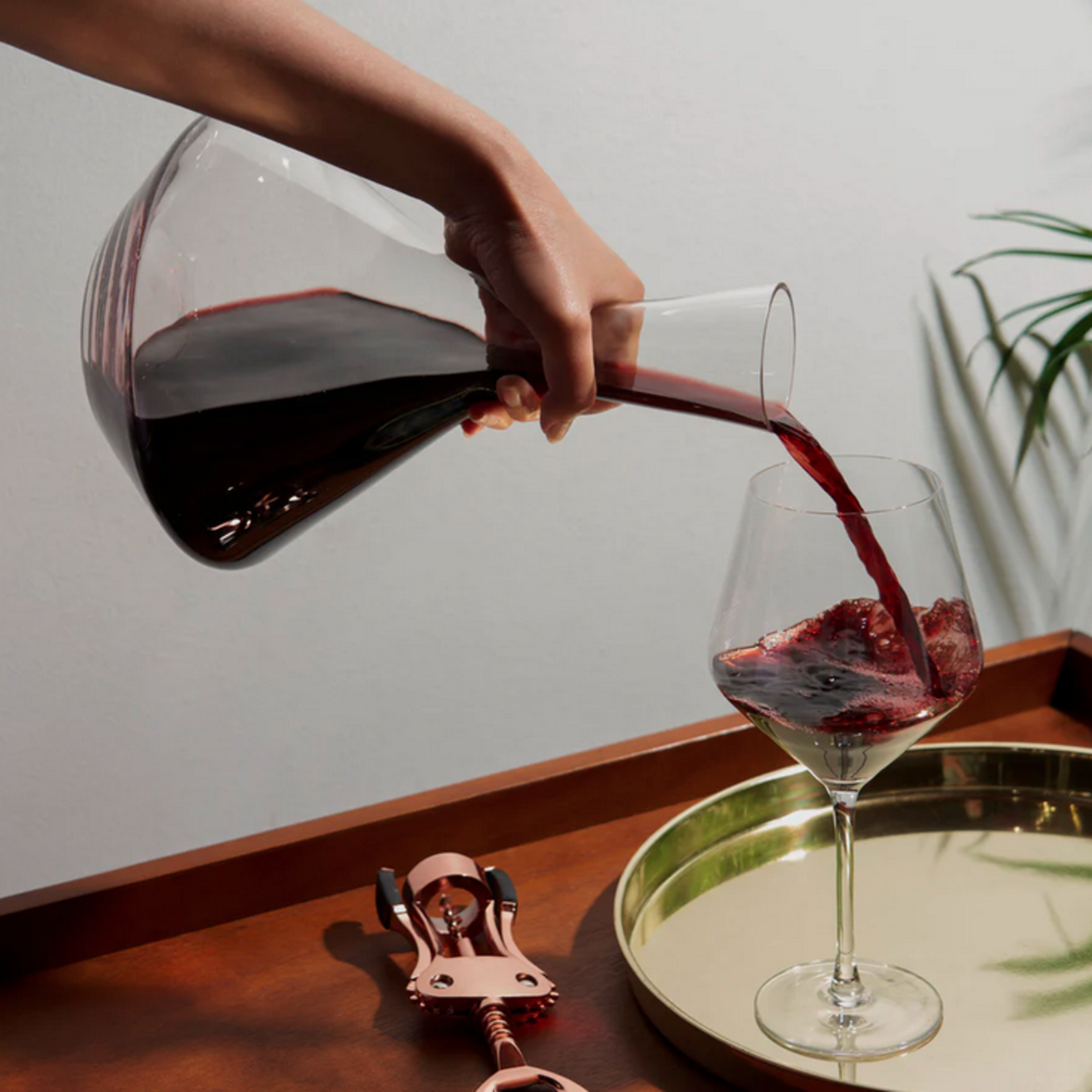 Raye Crystal Heavyweight Red Wine Decanter