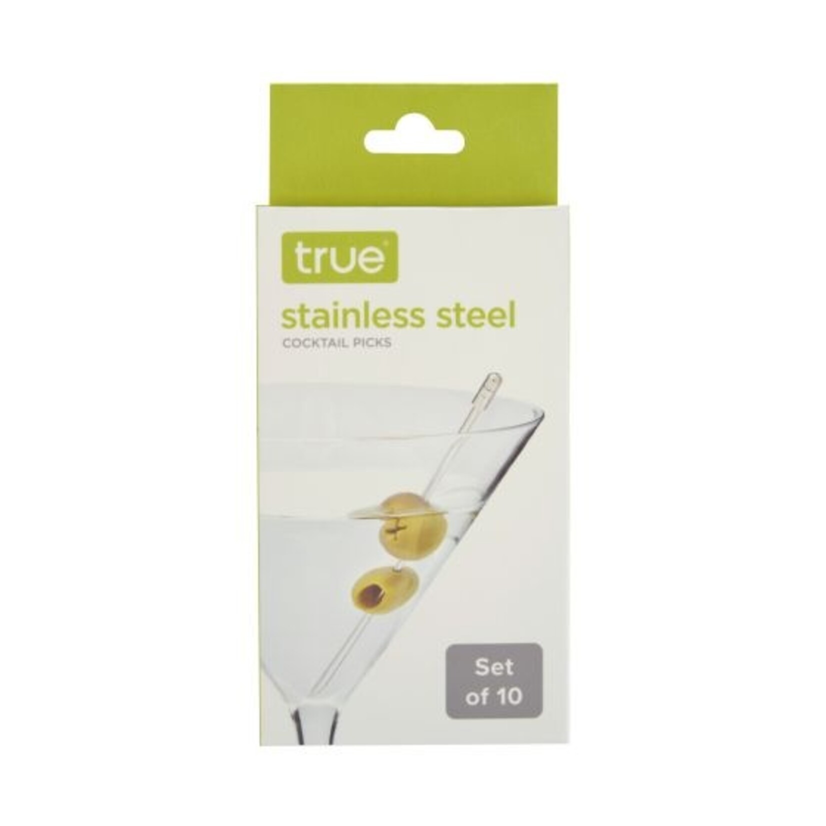 TRUE Brands Stainless Steel Cocktail Picks