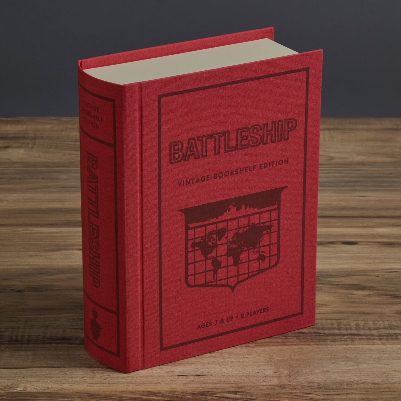 WS Game Company Vintage Bookshelf Battleship