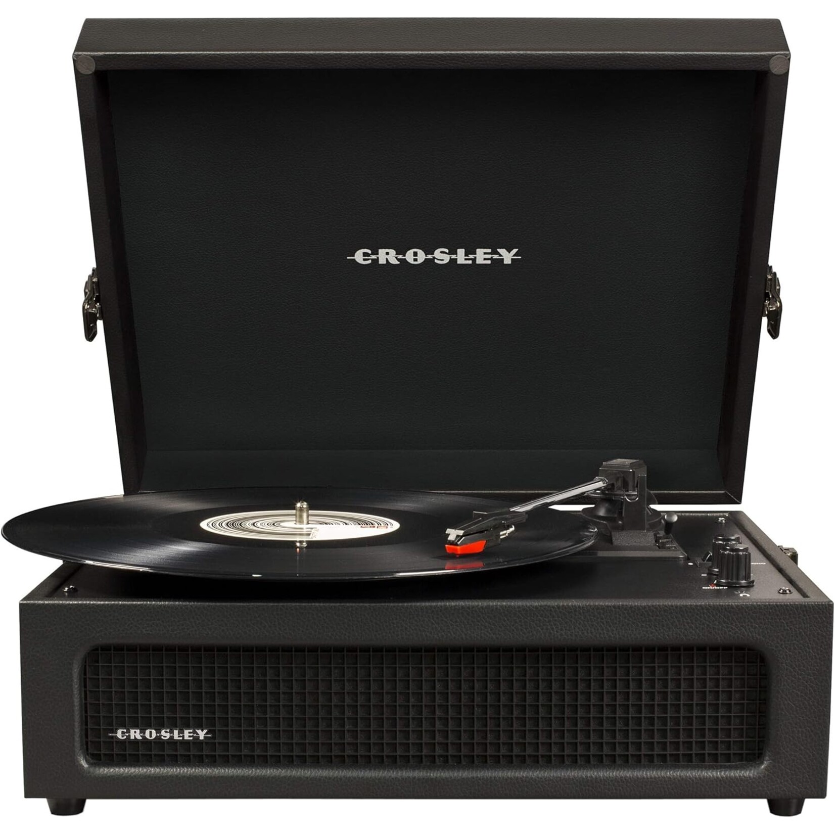Deer Park Voyager Portable Turntable with Bluetooth Output - Black
