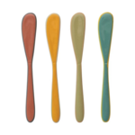 Creative Co-Op Enamaled Stainless Steel Colored Canape Knife Set