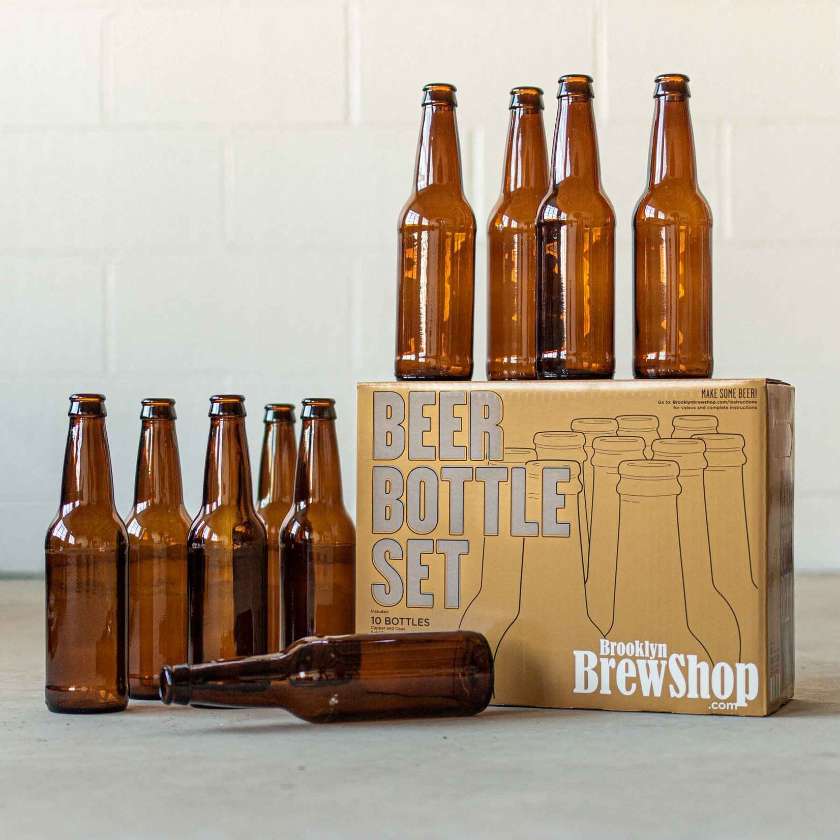 Beer Bottle Set of 10
