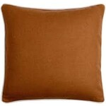 Ackerly Pillow 18" X 18"- Medium Brown/ Light Gray