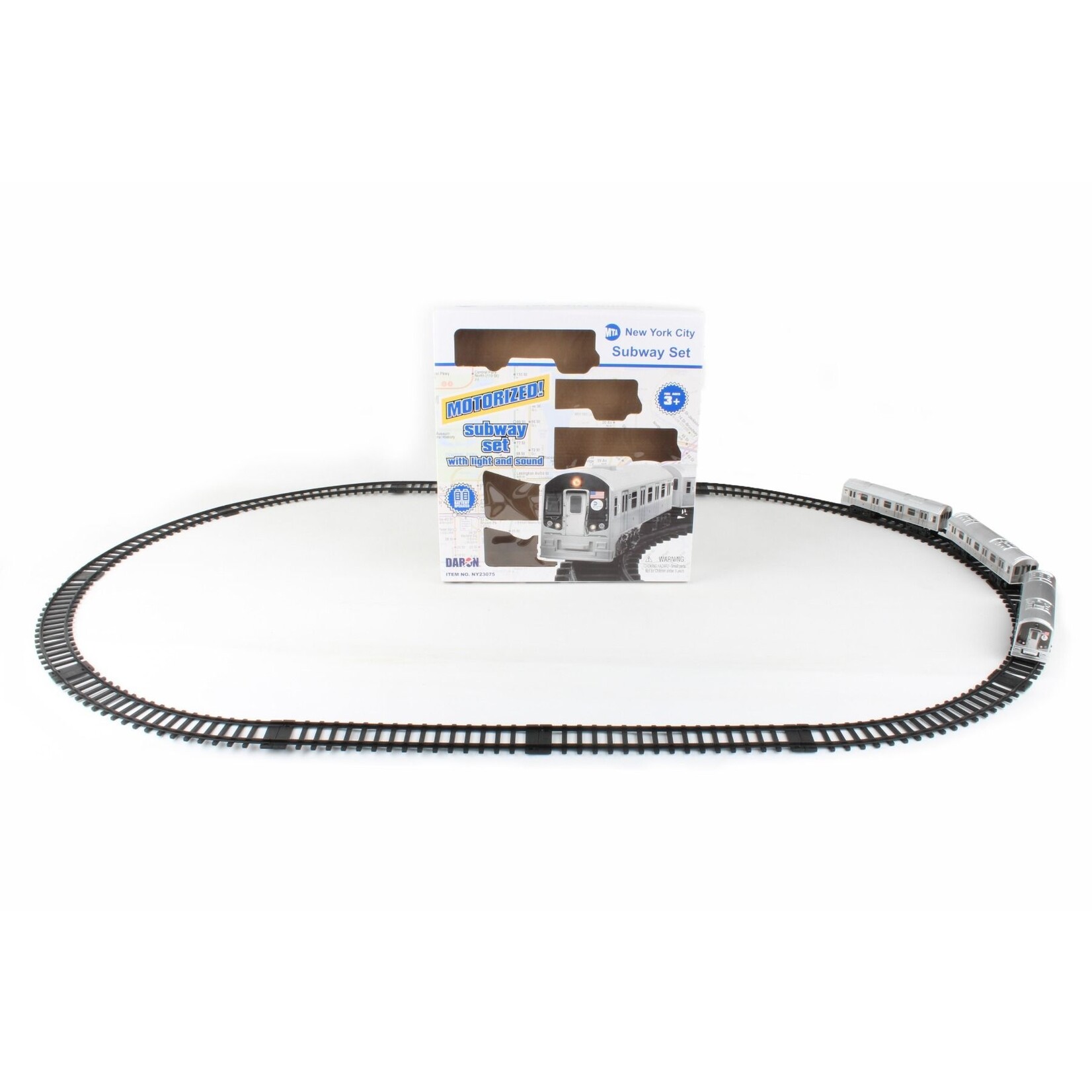 Daron Worldwide Trading MTA Motorized 3 Piece Train w/ Track