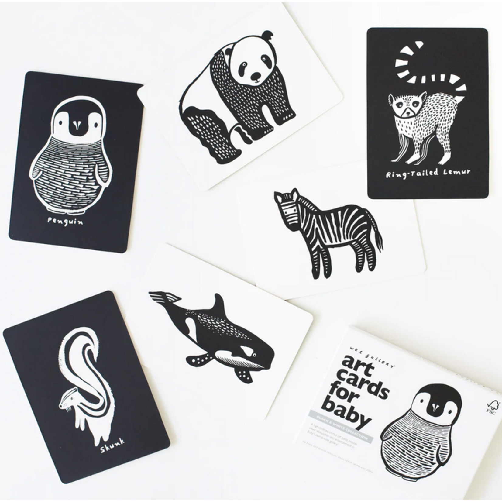 Wee Gallery Black and White Art Cards